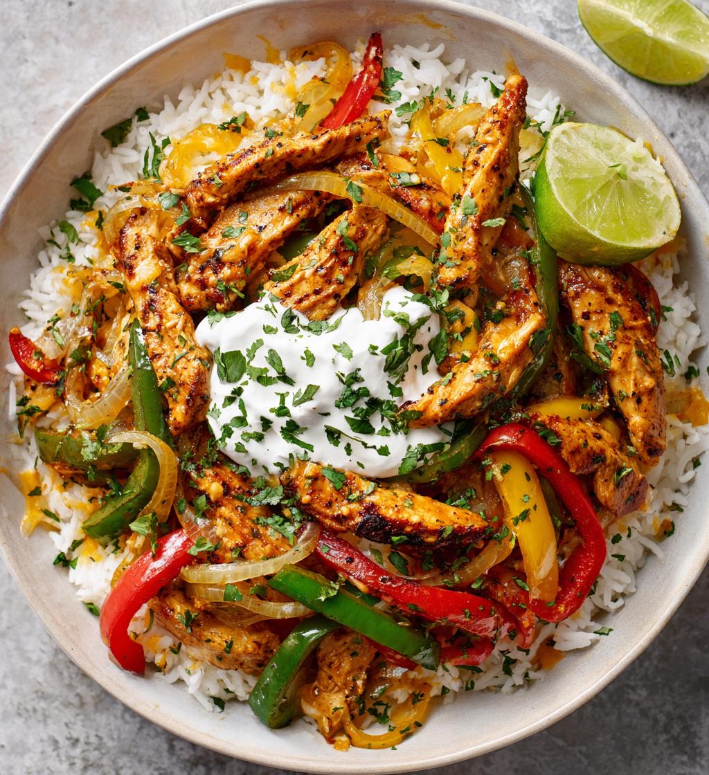 25-Minute Chicken Fajita Bowl