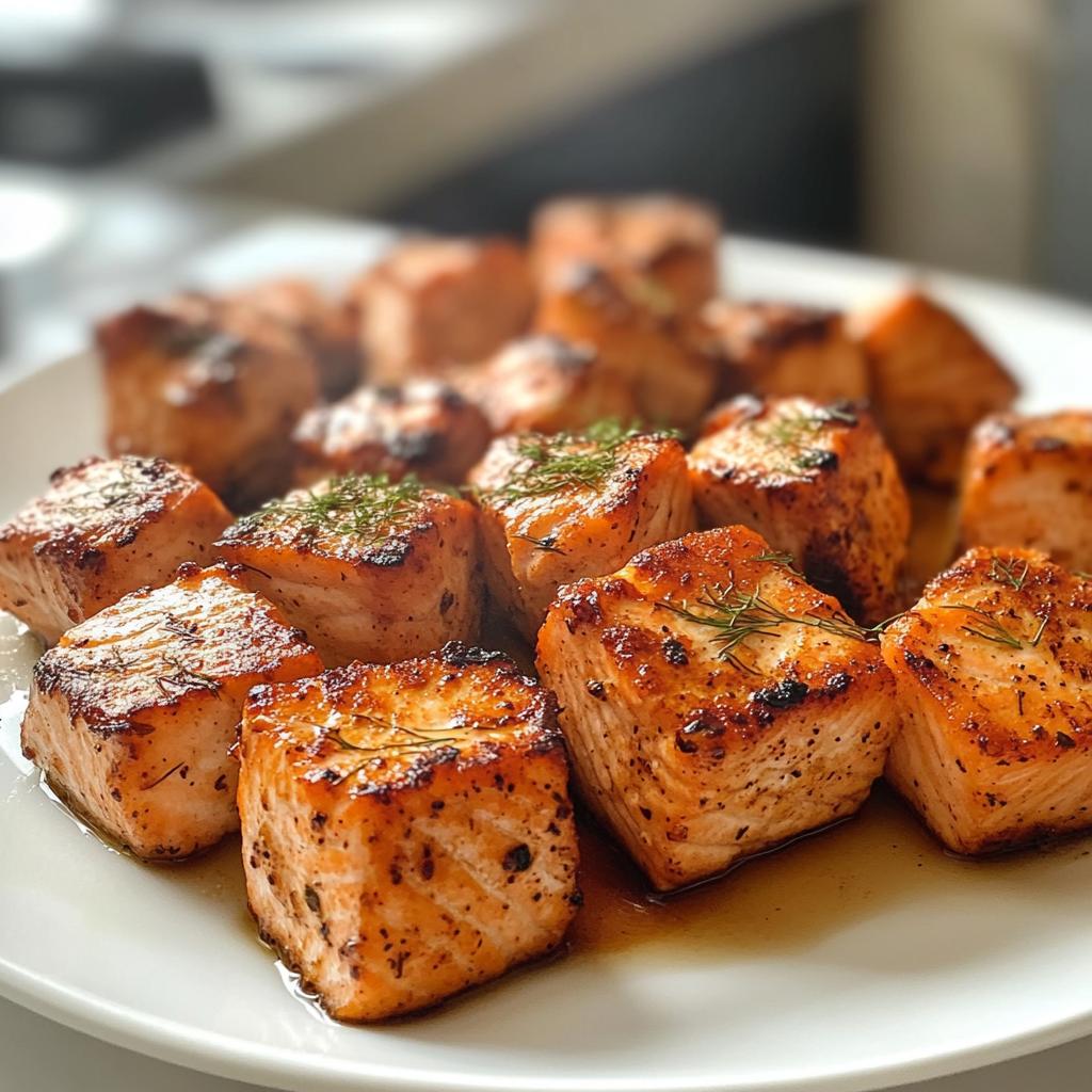 Air Fryer Salmon Bites - detail 1
