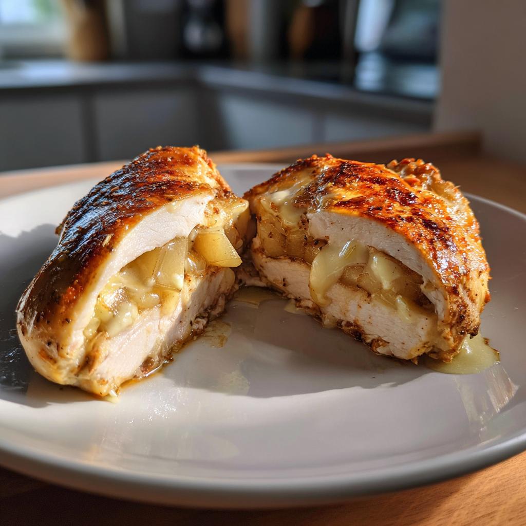 Apple and Brie Stuffed Chicken - detail 1