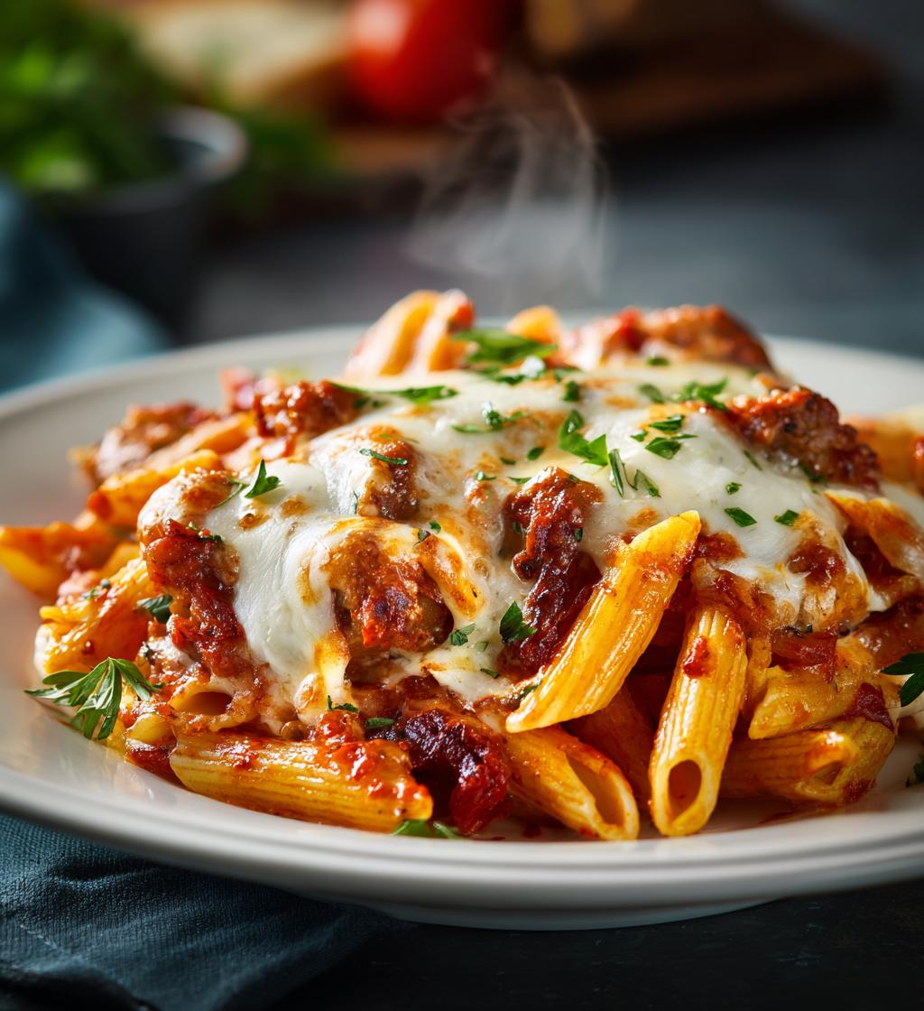 Baked Sausage Pasta
