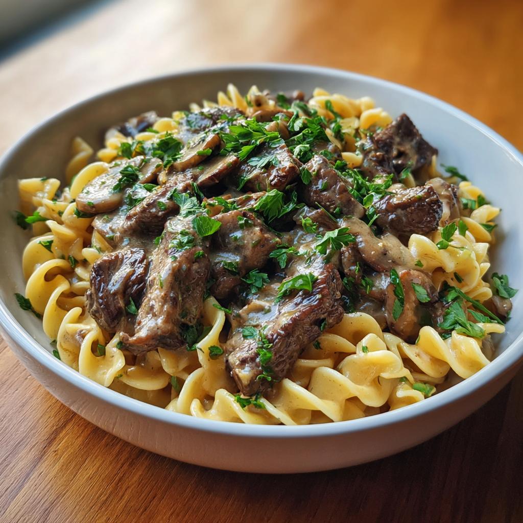 Beef Stroganoff