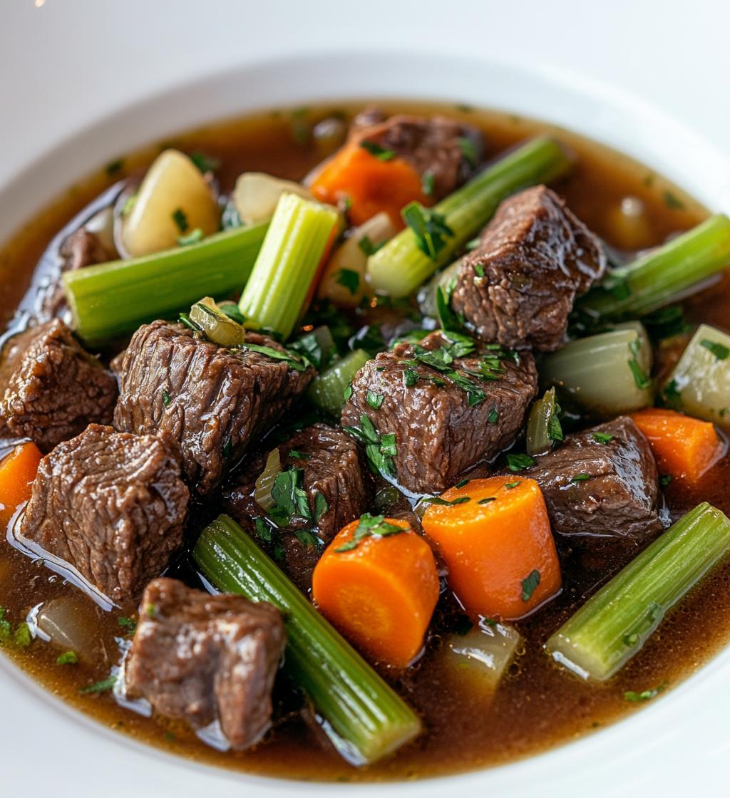 Hearty Beef &amp; Vegetable Soup Recipe – 45-Minute Comfort Magic