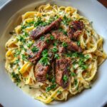Cajun Steak Alfredo