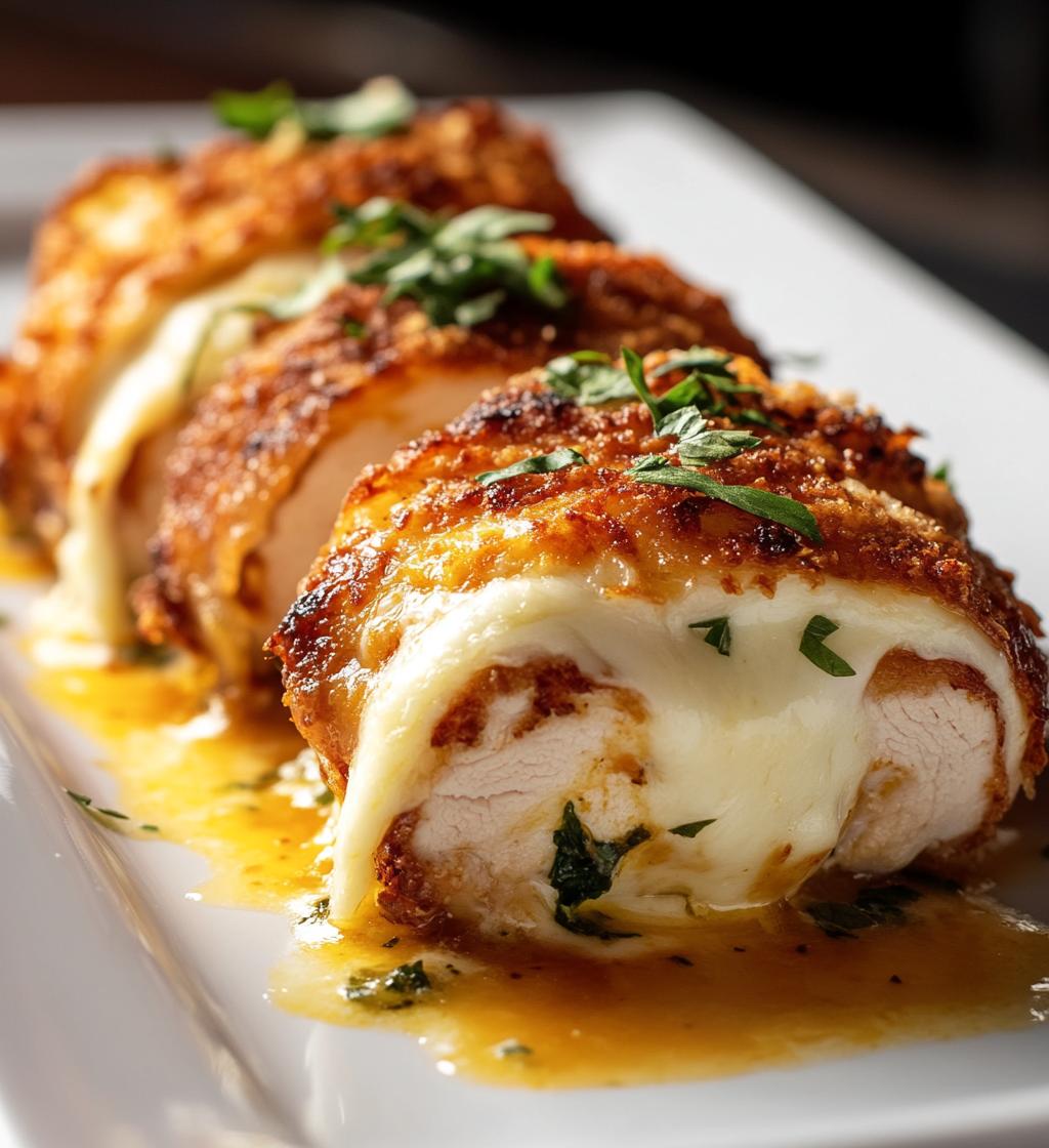 Cheese-Stuffed Chicken Rolls - detail 1