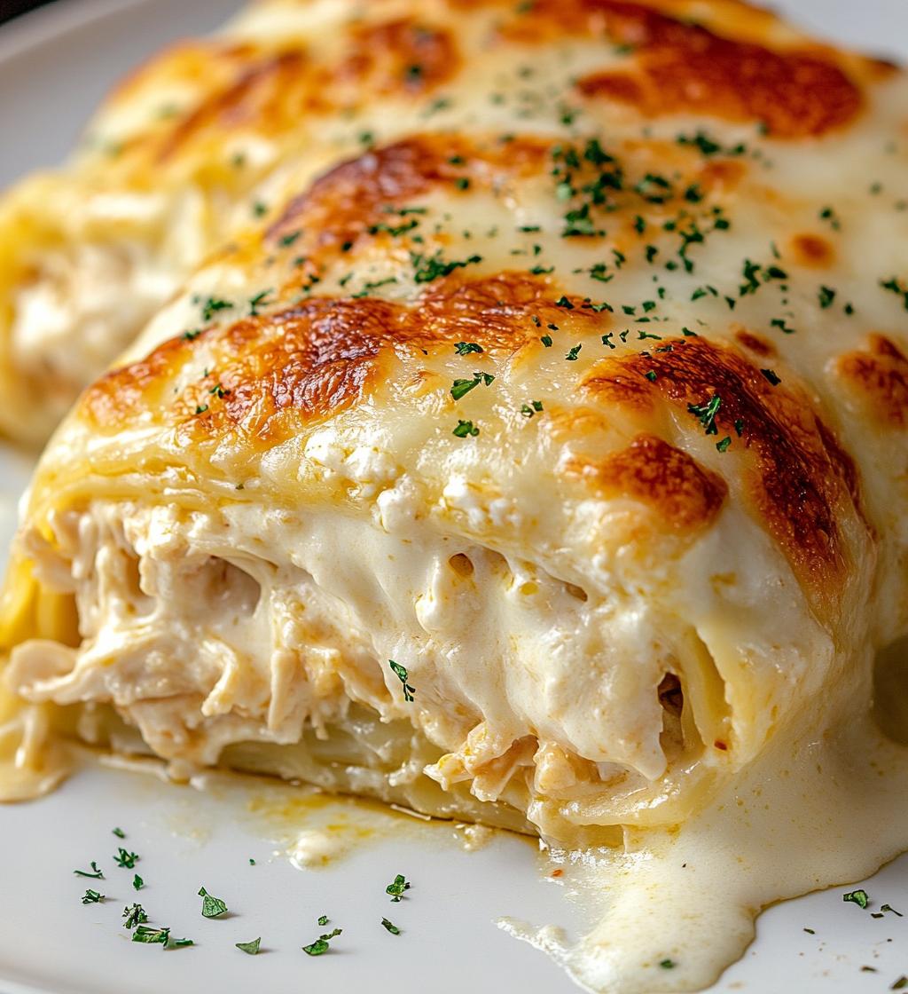 Chicken Alfredo Lasagna Rolls - detail 1