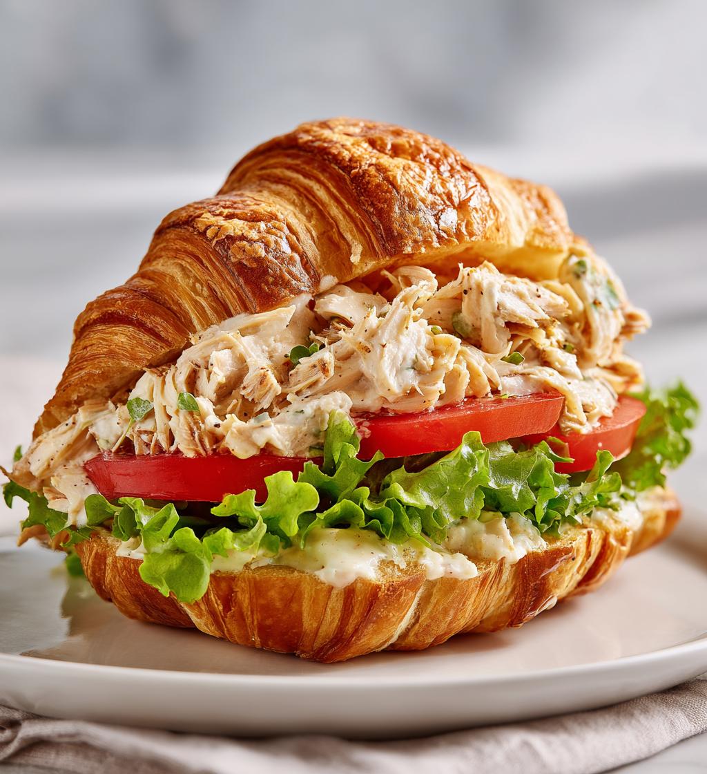 Chicken Croissant Sandwich - detail 1