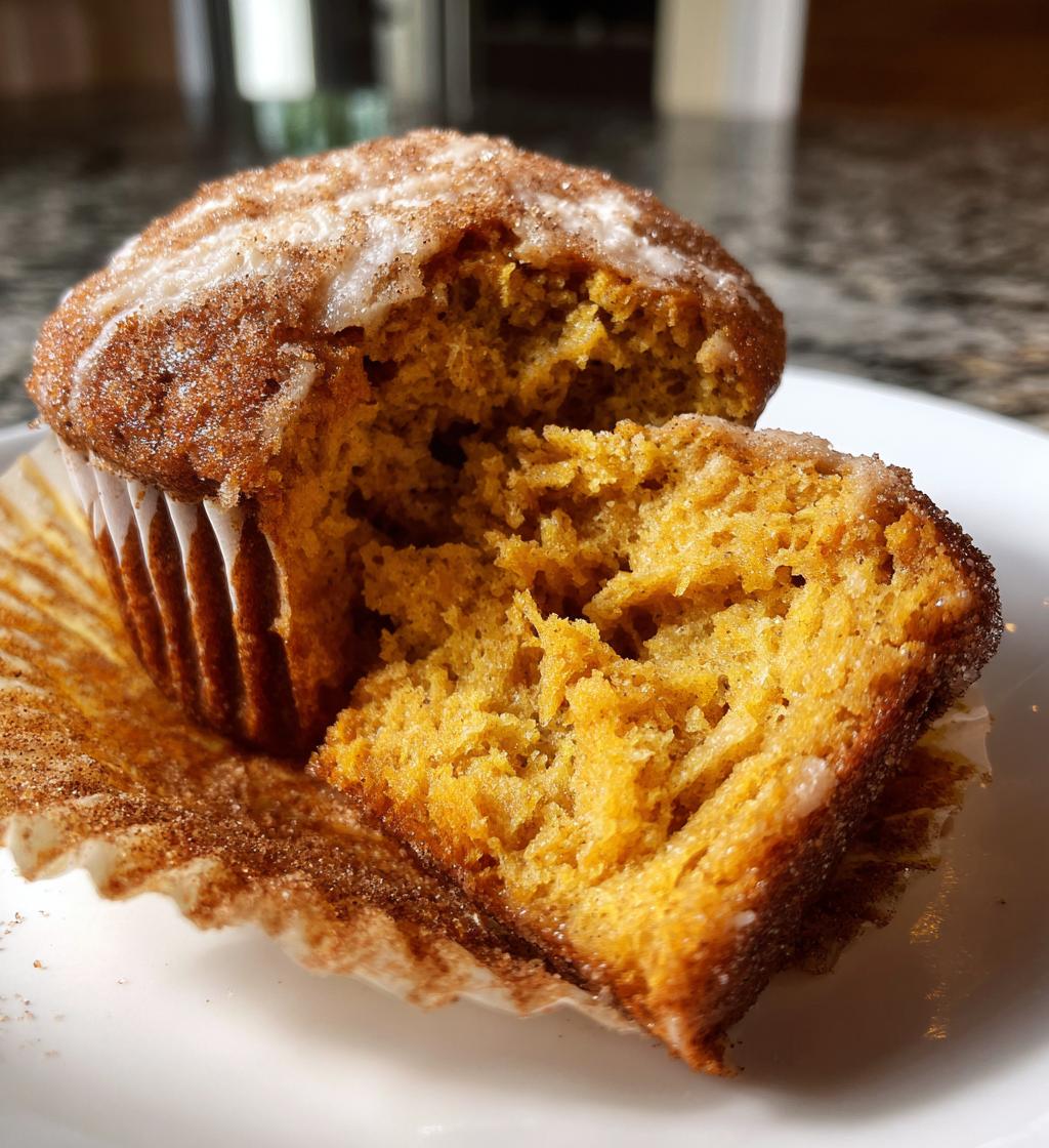 Cinnamon Sugar Pumpkin Muffins (Moist & Fluffy) - detail 1