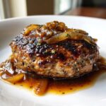 Classic Hamburger Steaks with Caramelized Onion Sauce