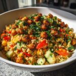 Couscous and Roasted Chickpea Salad