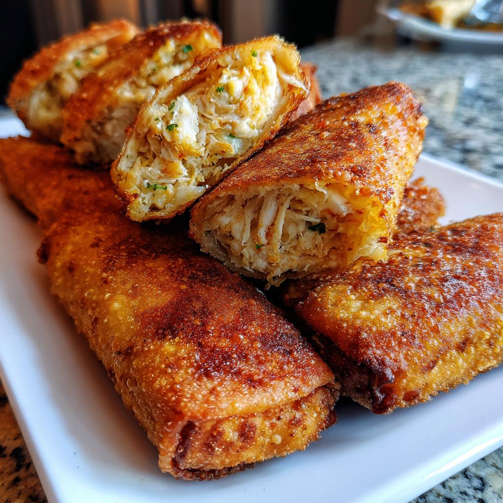 Crab Cake Egg Rolls - detail 1