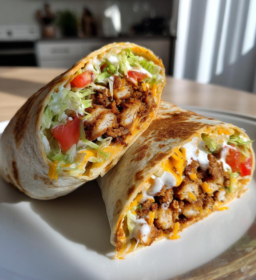 Crispy Chicken and Beef Ranch Wraps - detail 1