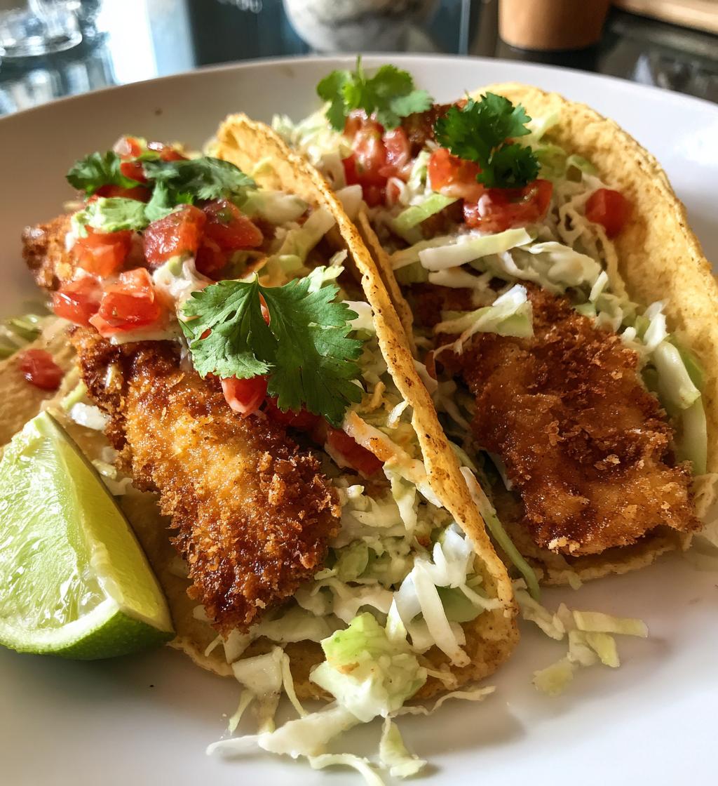 Crispy Fish Tacos, Easy Fish Recipe Dinner Idea - detail 1