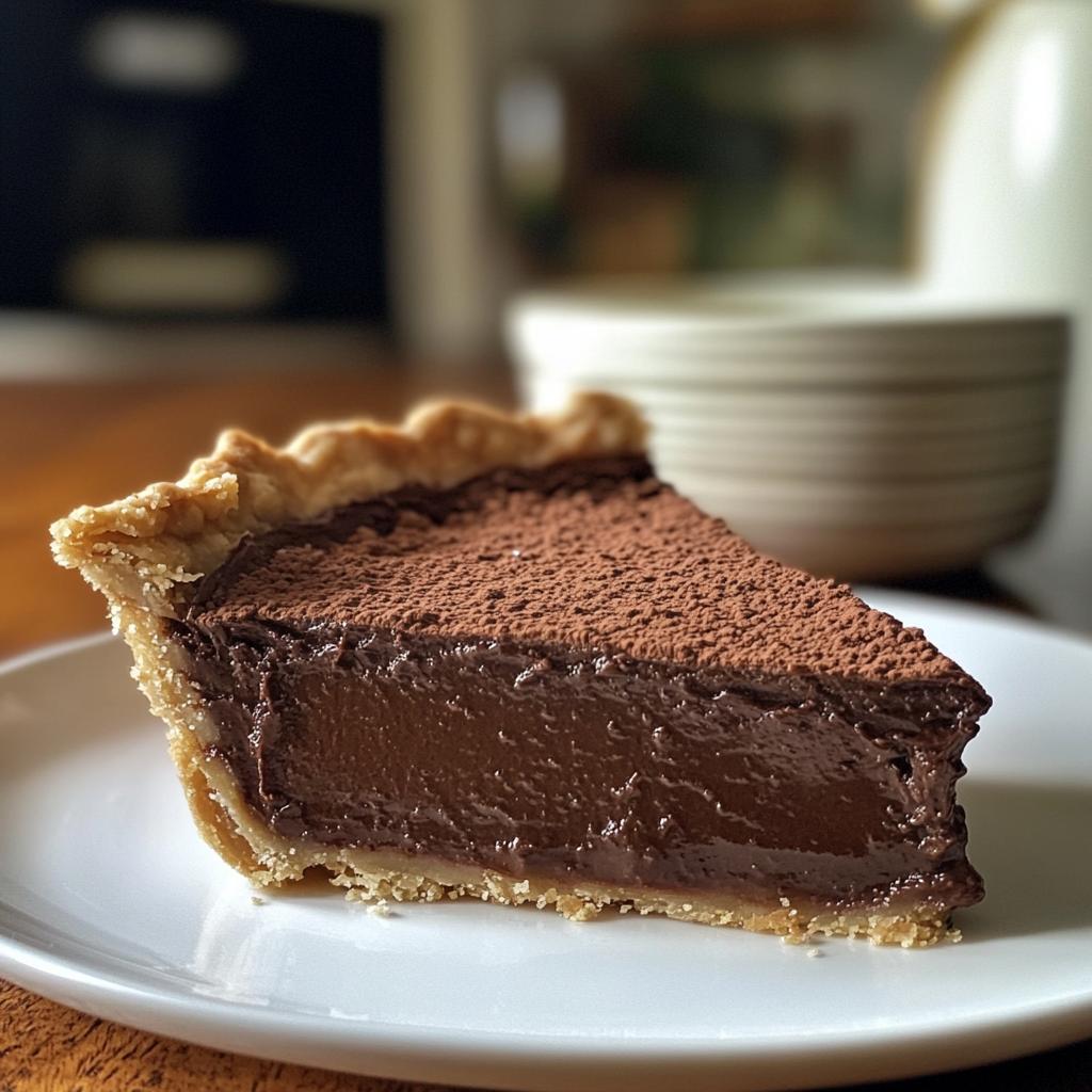 Decadent Hot Fudge Pie - detail 1
