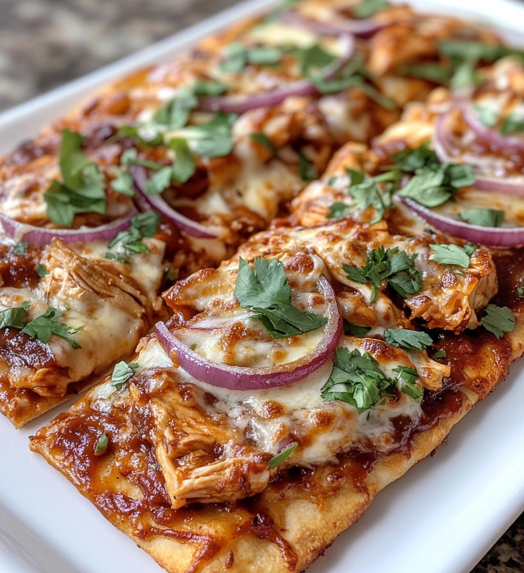 Easy BBQ Chicken Flatbread Recipe (Better Than Takeout!) - detail 1