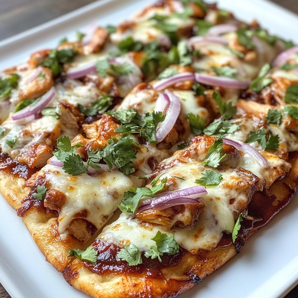 Easy BBQ Chicken Flatbread Recipe (Better Than Takeout!)
