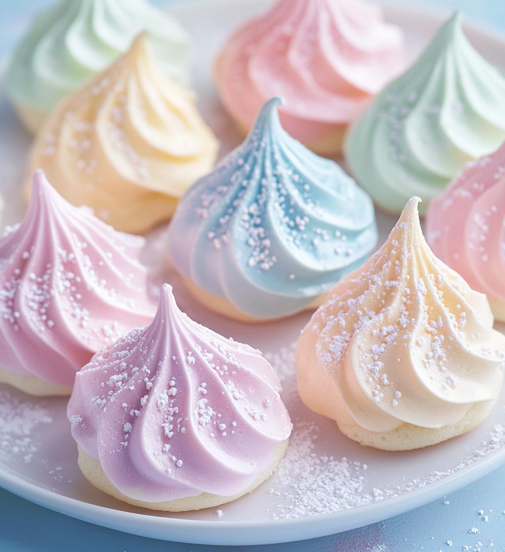 Easy Jello Meringue Cookies - detail 1