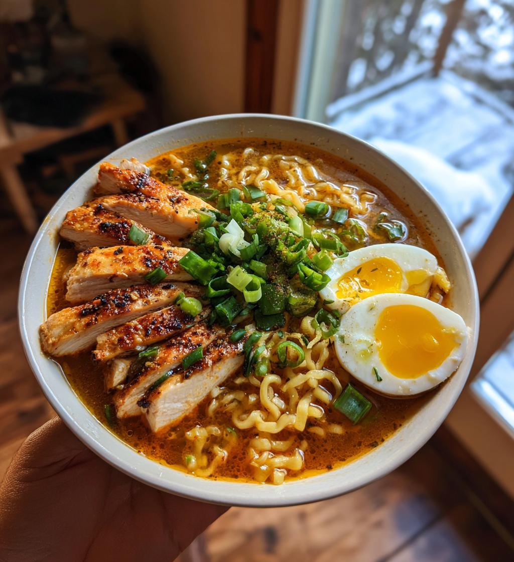 Fiery Chicken Ramen : Bold & Comforting - detail 1