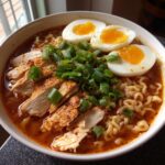 Fiery Chicken Ramen : Bold & Comforting