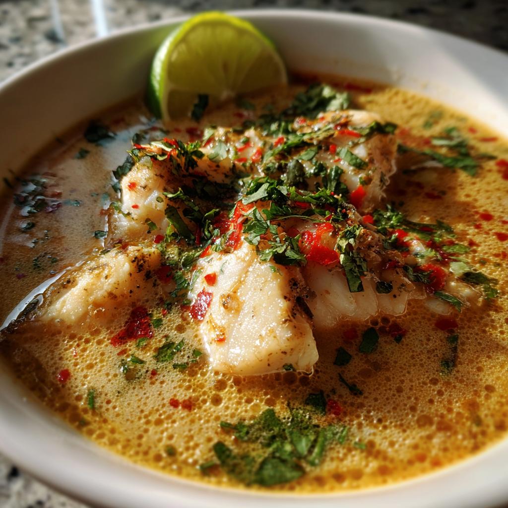 “30-Minute Fish Soup with Coconut &amp; Lime for Epic Flavors”