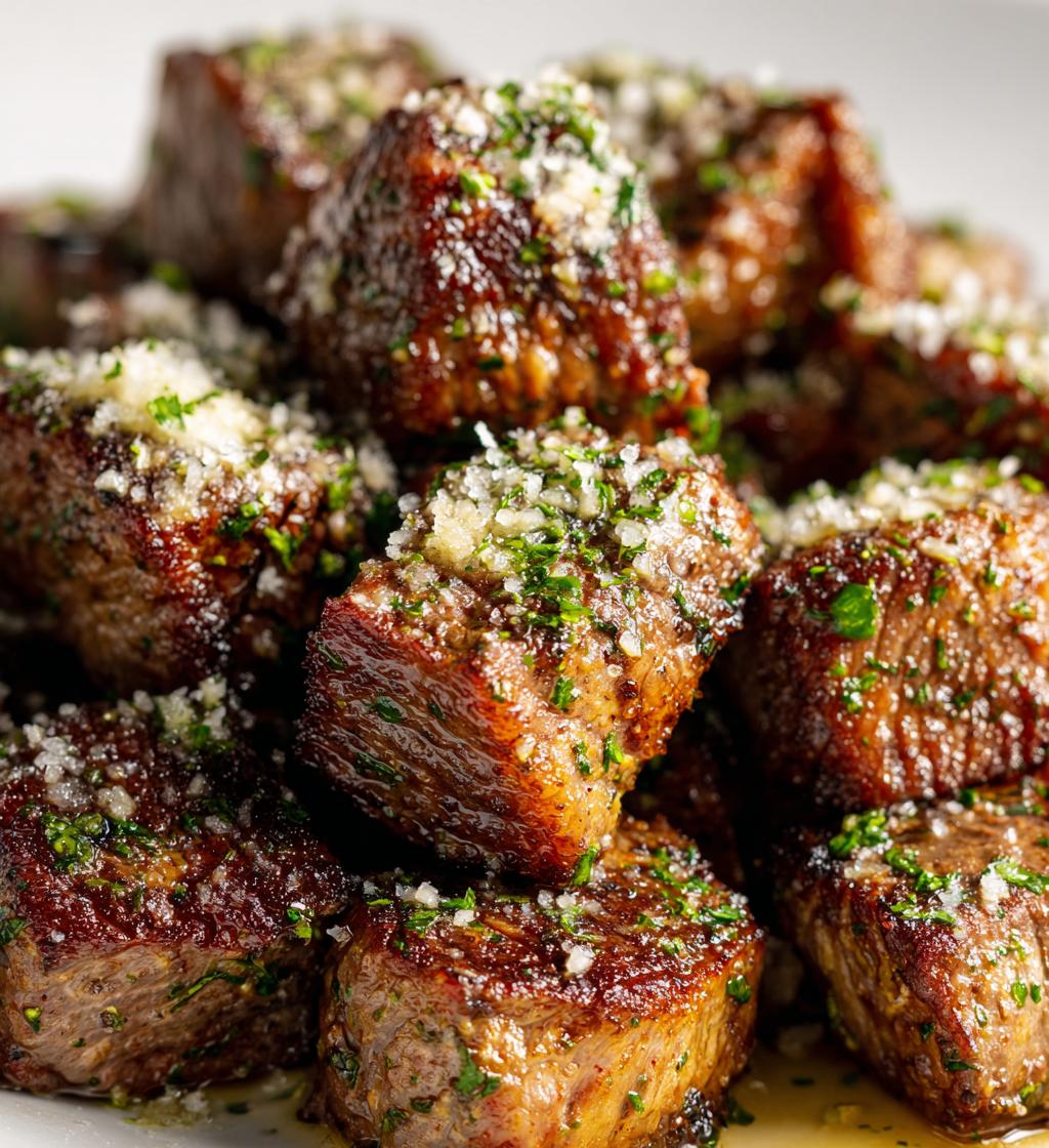 Garlic Butter Parmesan Steak Bites - detail 1