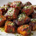 Garlic Butter Parmesan Steak Bites