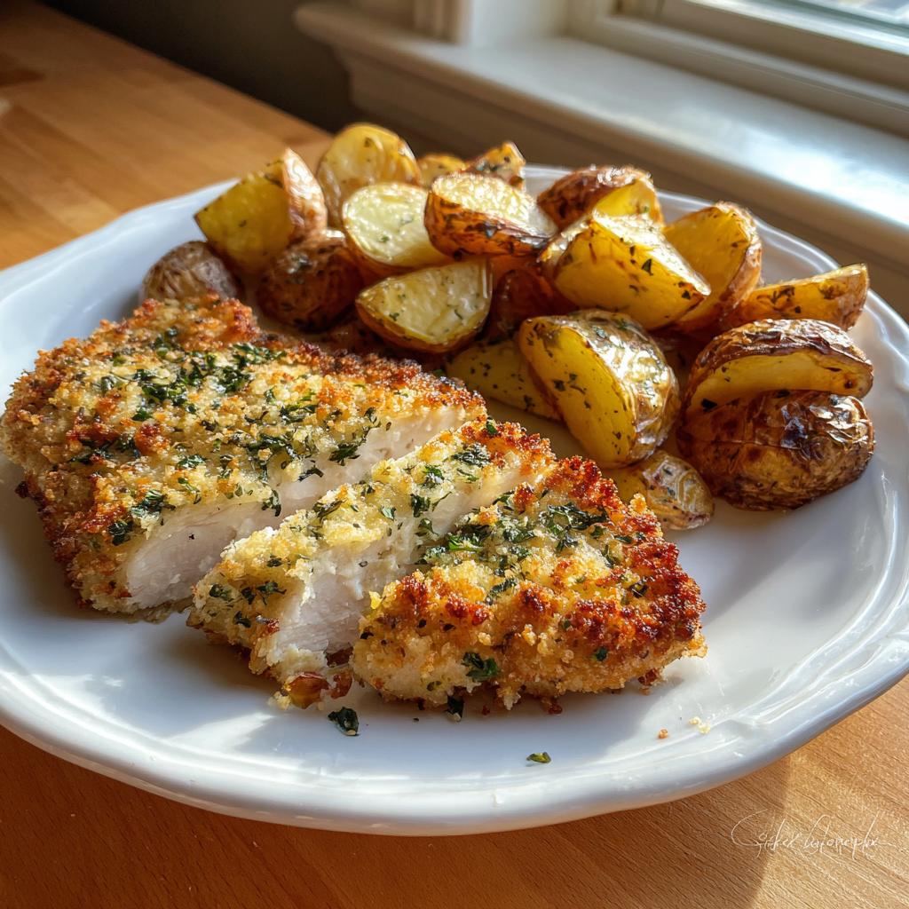Garlic Parmesan Chicken and Potatoes - detail 1