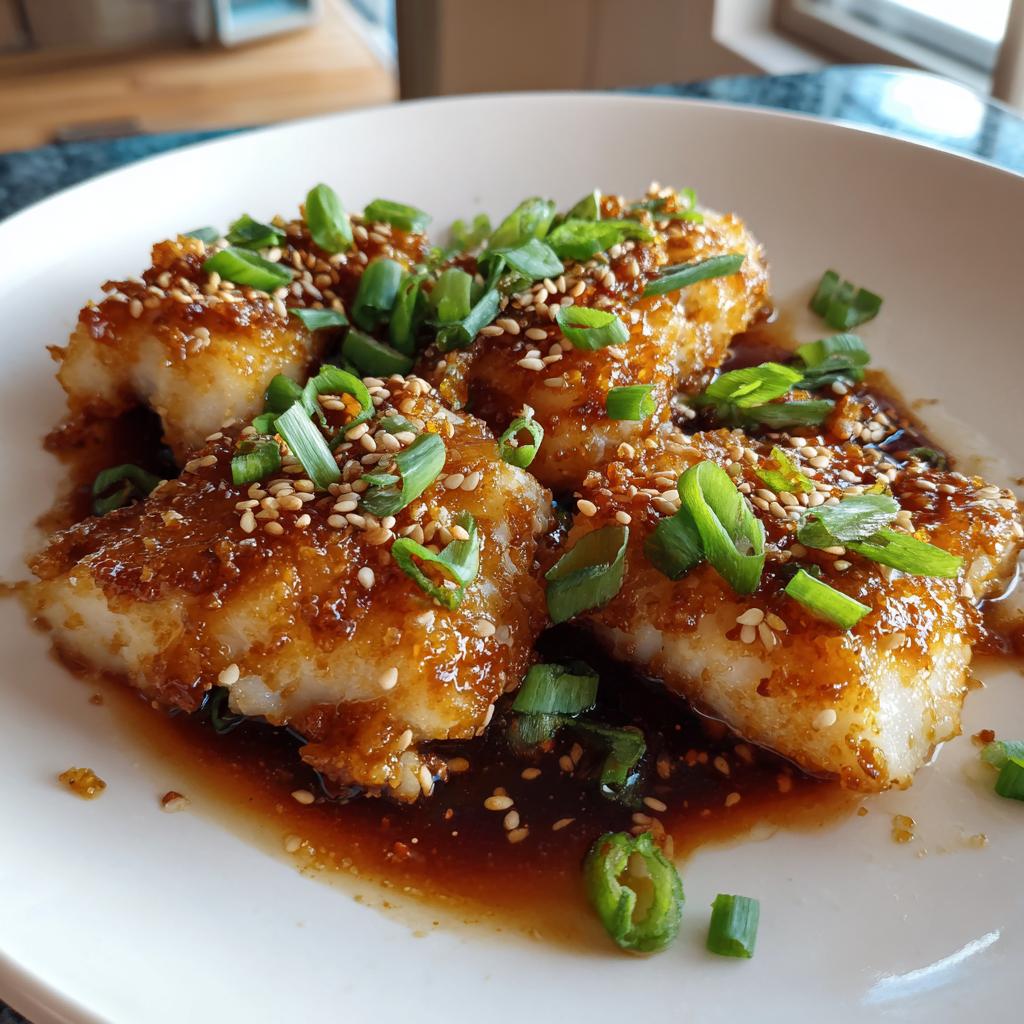 Ginger Soy Glazed Cod - detail 1