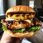 Grilled Hawaiian Chicken Sandwiches