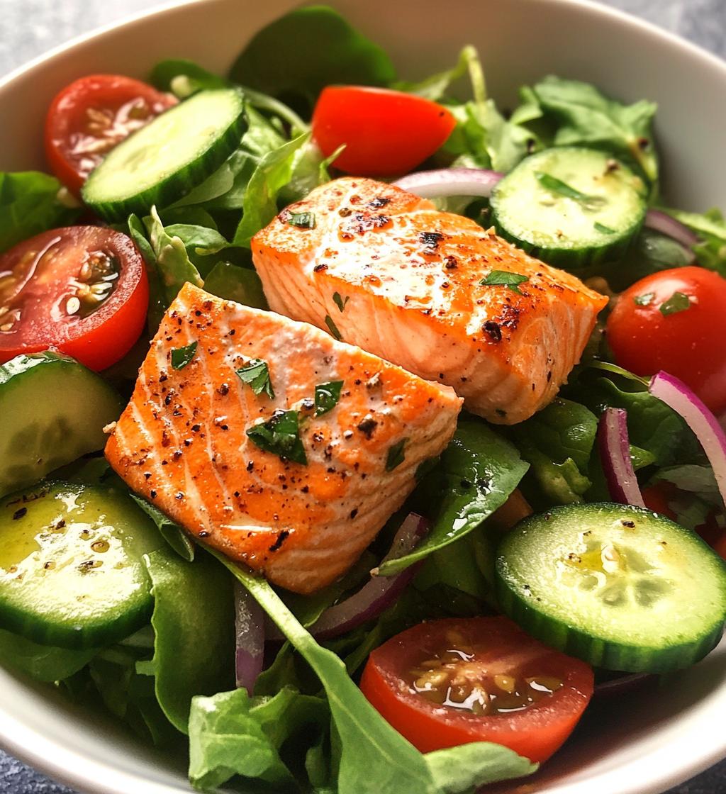 Healthy Salmon Salad Recipe - detail 1