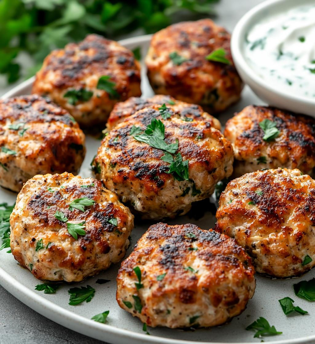 Irresistible Chicken Kofta with Creamy Garlic Yogurt Sauce Recipe - detail 1