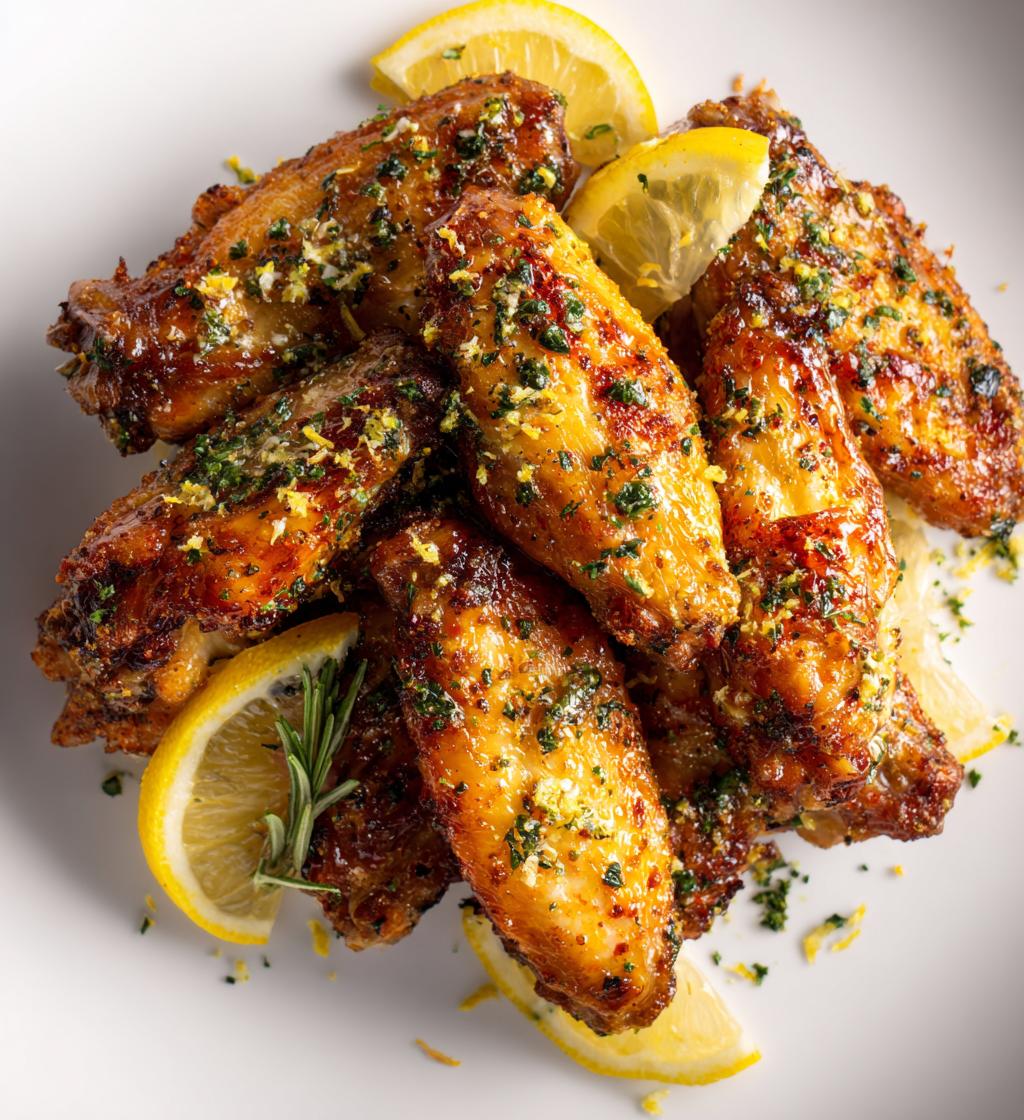 Lemon Pepper Chicken Wings - detail 1