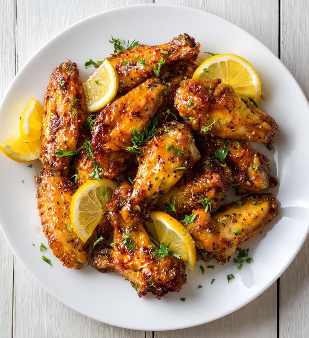 Lemon Pepper Chicken Wings