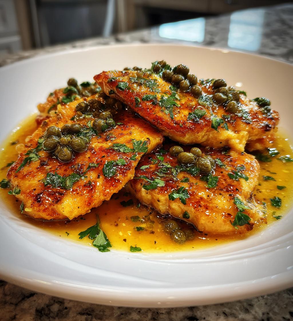 Mediterranean Chicken Piccata