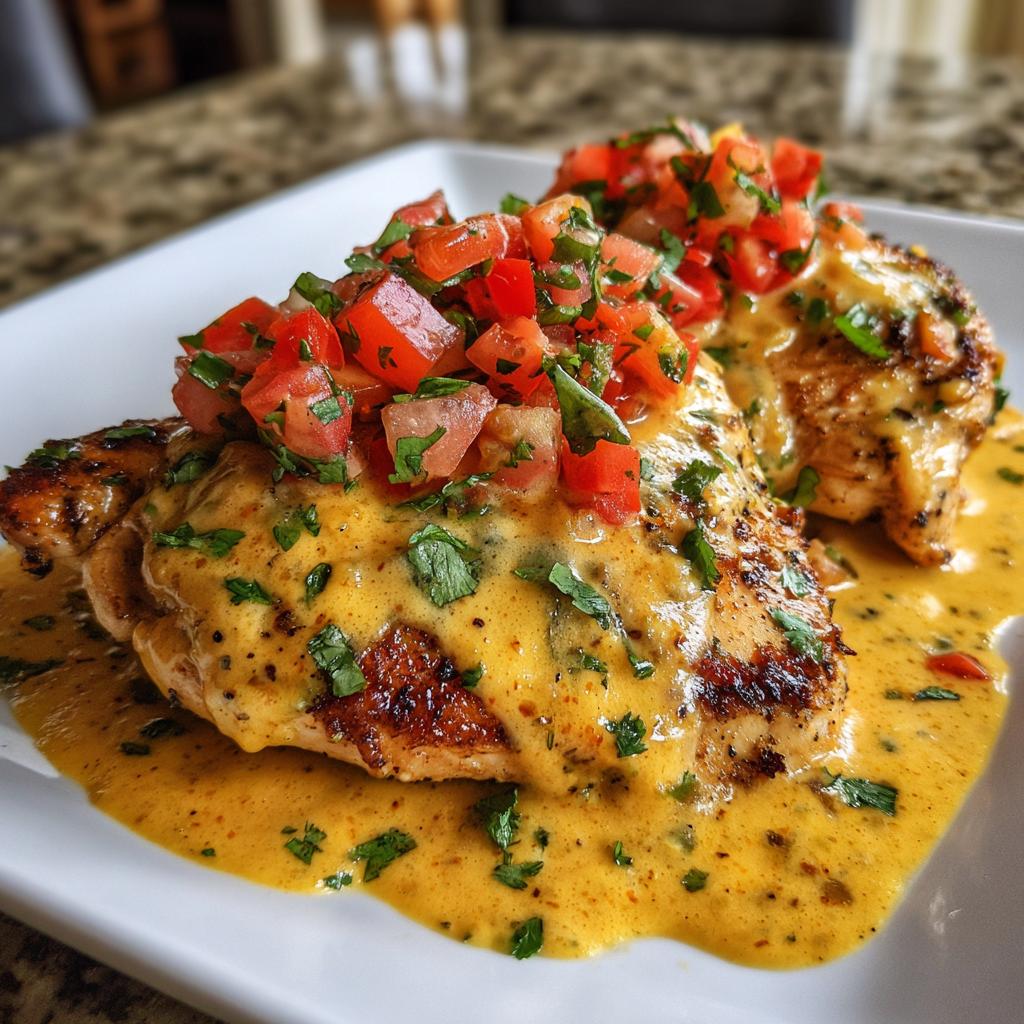 Mexican Chicken with Cheese Sauce - detail 1