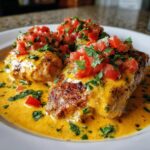 Mexican Chicken with Cheese Sauce