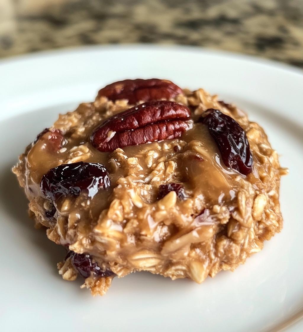 No-Bake Cranberry Pecan Praline Cookies - detail 1