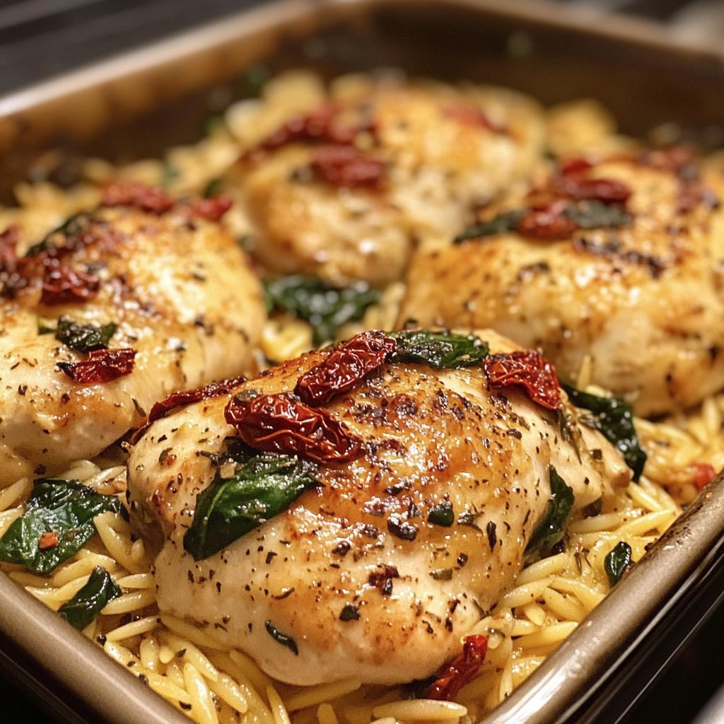 Orzo Tuscan Chicken Bake - detail 1