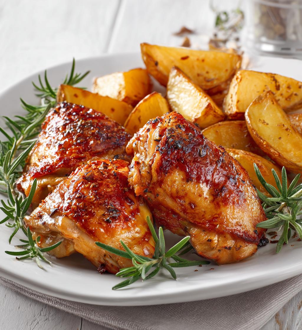 Oven-Baked Chicken with Potatoes - detail 1