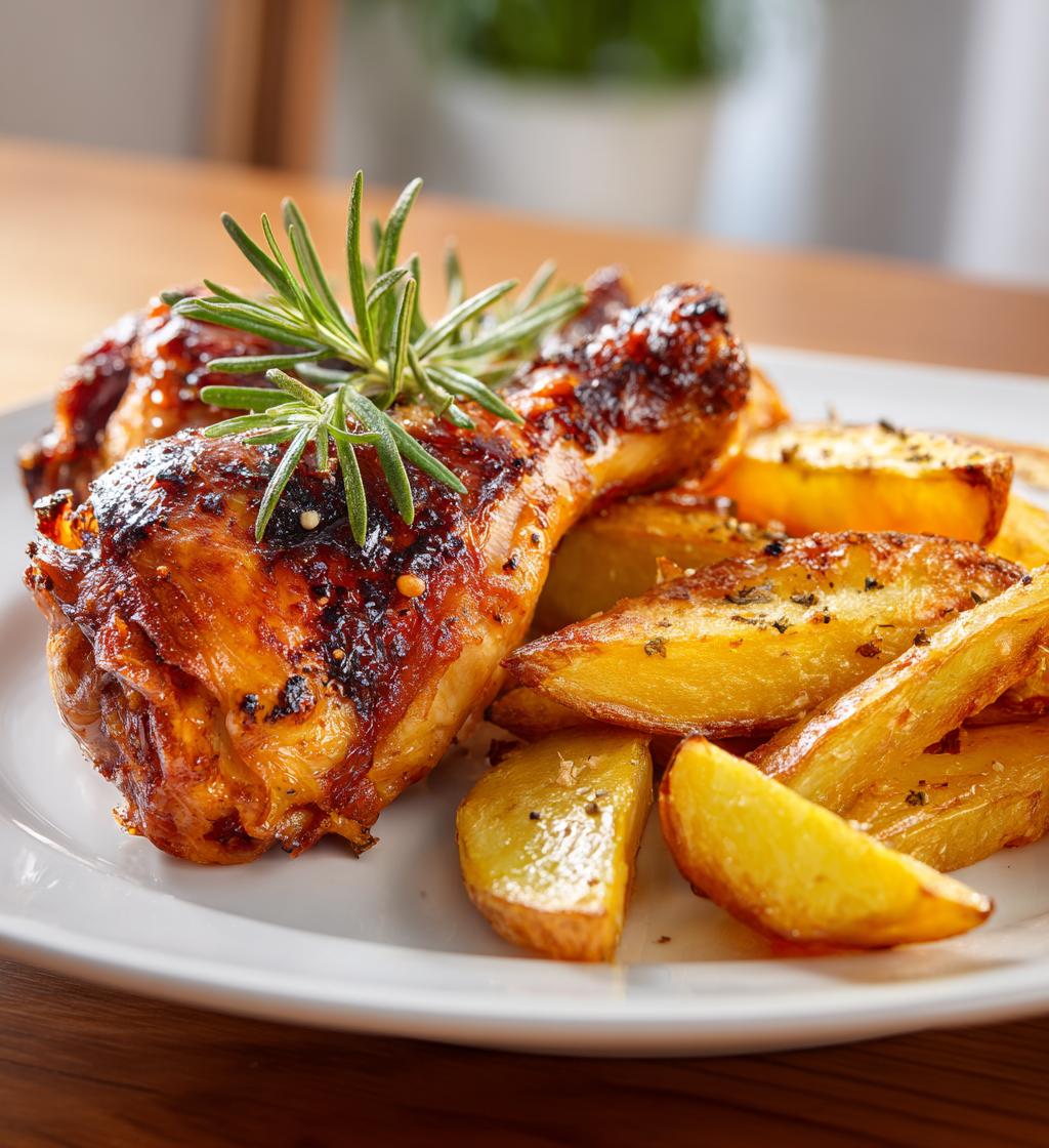 Oven-Baked Chicken with Potatoes