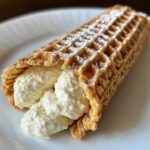 Pizzelle Cannoli with Ricotta Filling