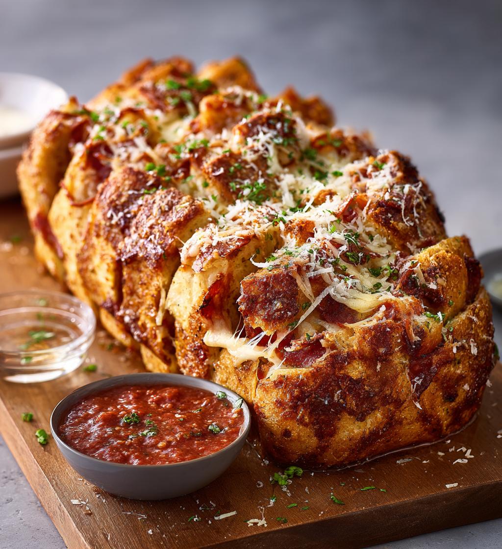 Pull-Apart Pizza Bread