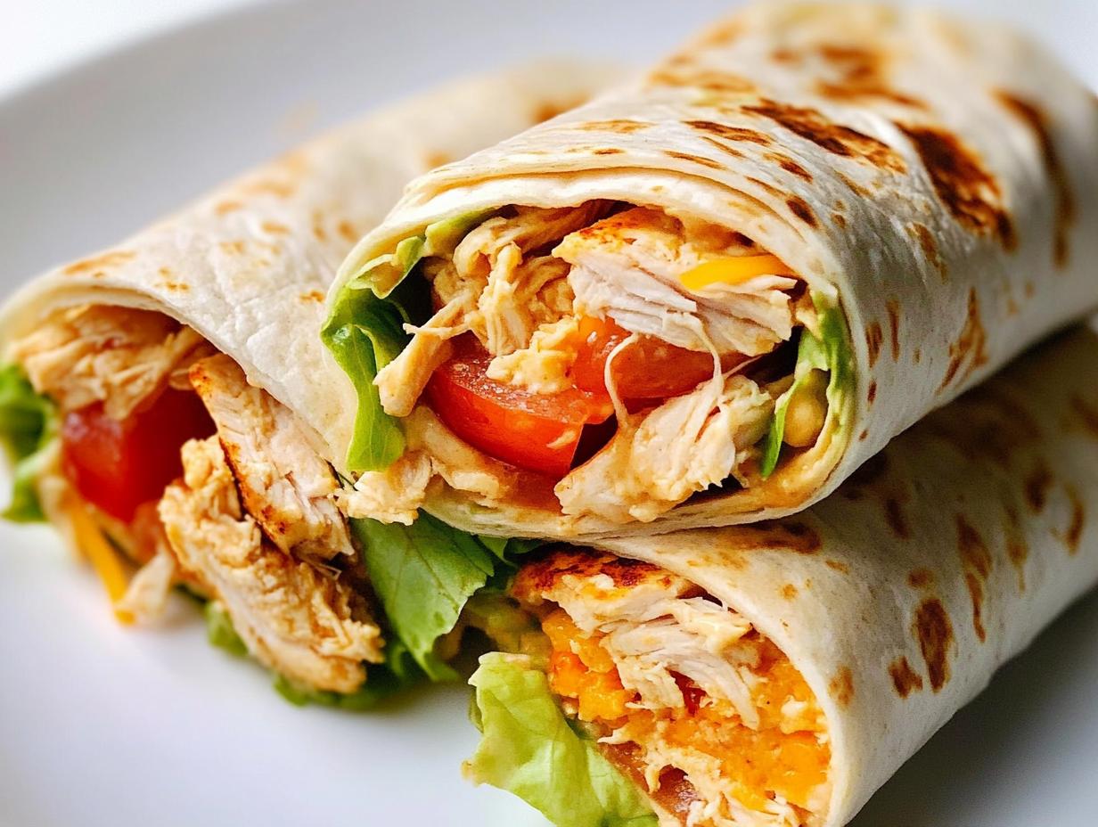 Ranch Chicken Wraps