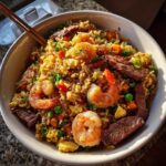 Shrimp and Steak Fried Rice