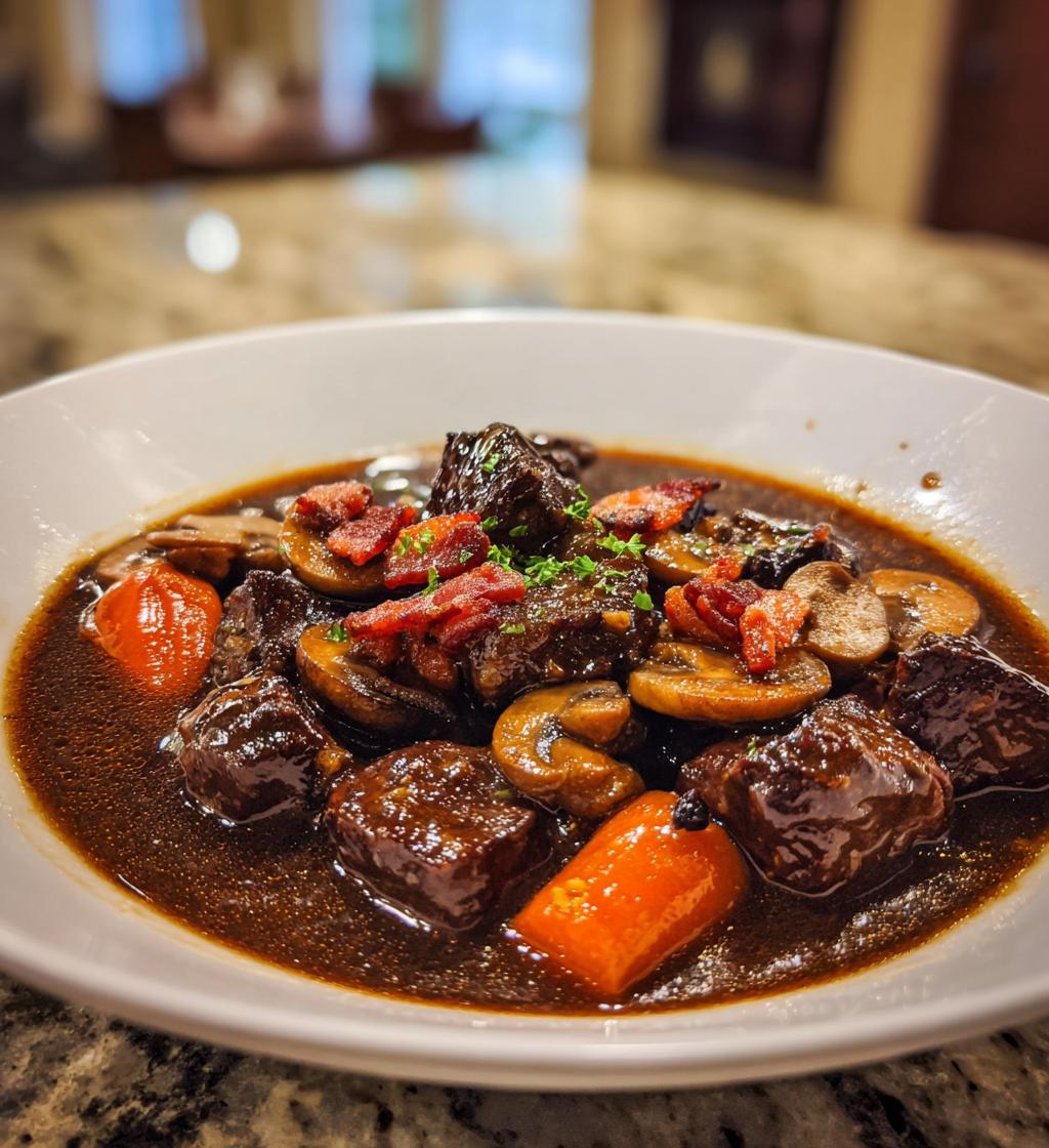Slow Cooker Beef Bourguignon