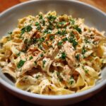 Slow Cooker Cajun Chicken Alfredo
