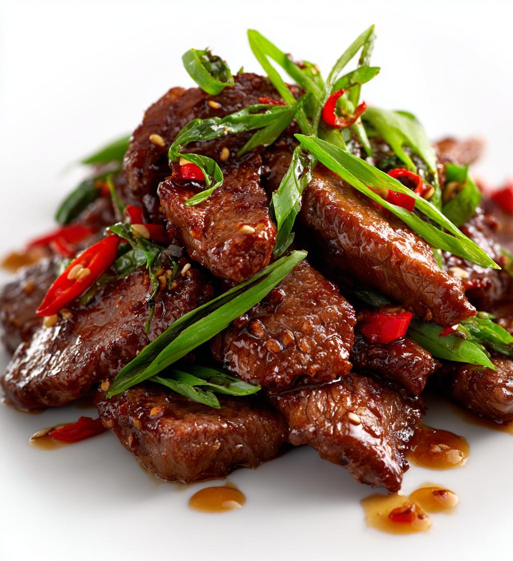 Spicy Mongolian Beef