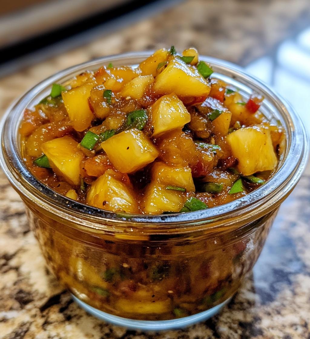 Spicy Pineapple Jalapeño Chutney