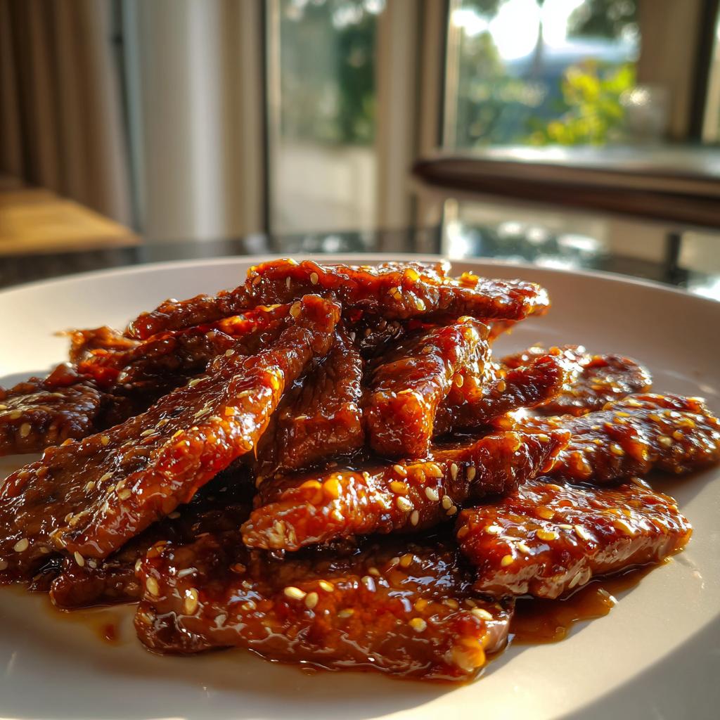 Sticky Orange Beef - detail 1