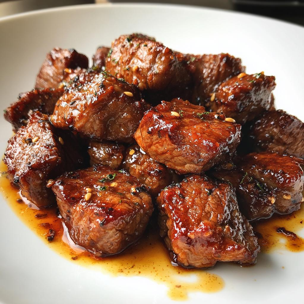 Sweet and Sticky Steak Bites - detail 1