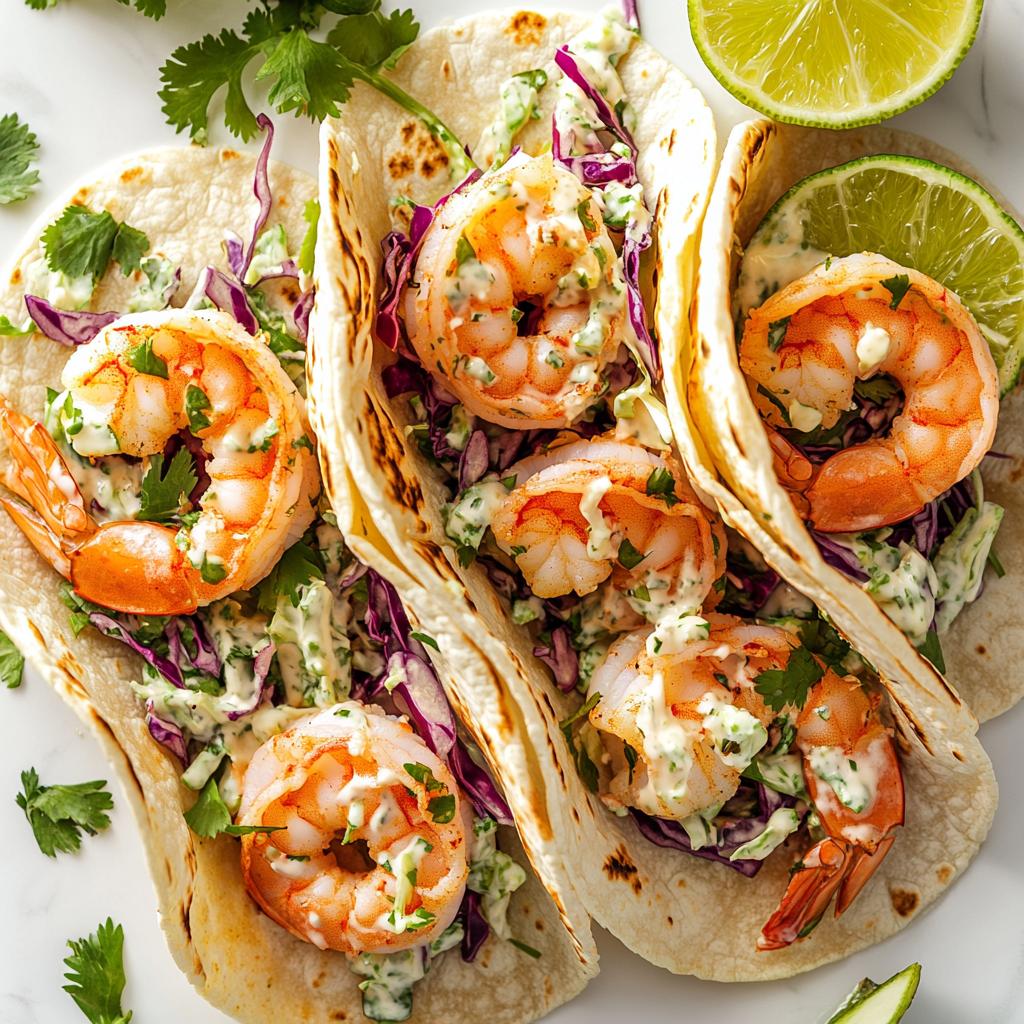 The Best Cilantro Lime Shrimp Tacos with Creamy Slaw – Easy Taco Recipes You’ll Love! - detail 1